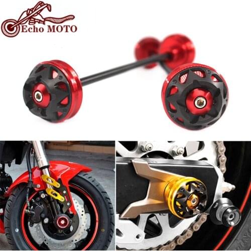 For HONDA CBR600RR CBR 600 RR CBR 600RR 2007-2015 2014 2013 Motorcycle Front & Rear Wheel Fork Axle Sliders Cap Crash Protector