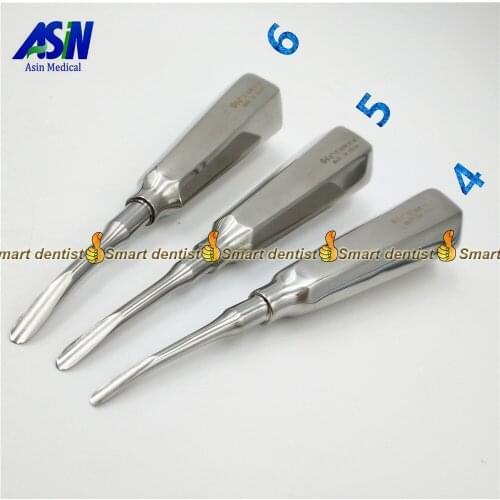 3 pcs dental elevator kit dental lab dentistry dentist dental detista equipment clareador curved ROOT ELEVATOR