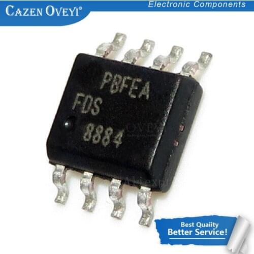 5pcs/lot FDS8884 8884 SOP-8 In Stock