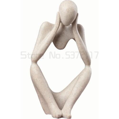 Abstract Character Decoration North European Creative Home Ornament Drawing Room Office Sandstone Decor gift statue Sculpture