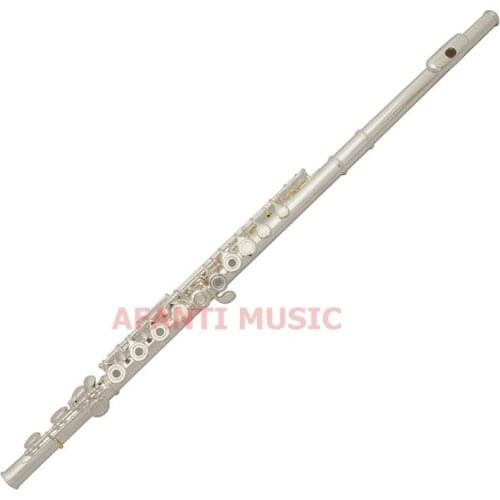 Afanti Music Tune C Cupronickel body Nickel Silver 16 Open Hole Flute