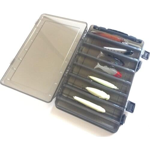 ABS lure box double layer 14 cell for large size lure suitable for ocean fishing