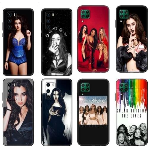 Black tpu Case For Huawei P30 Lite P30 Pro P40 Case For Huawei P40 LITE E P Smart Case 5h Fifth Harmony Lauren Jauregui 7 27