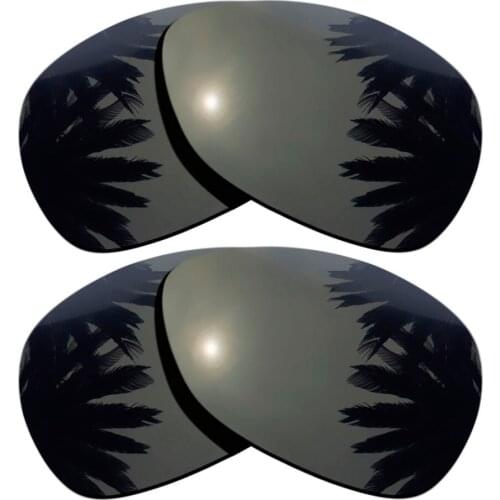 Black+Black) 2-Pairs Polarized Replacement Lenses for Crosshair 2012 100% UVA & UVB Protection