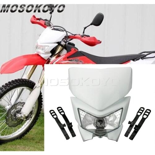 Motorcycle Headlight Fairing Off Road Motocross Enduro Headlight Headlamp For Kawasaki Yamaha Honda WR 450 250 YZ TTR KLX KX