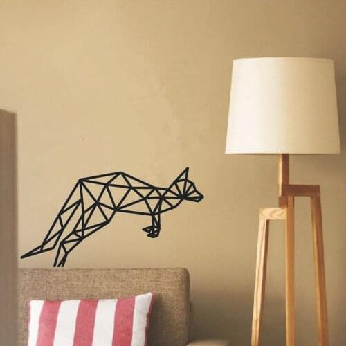 Geometric Kangaroo Vinyl Wall Stickers Design Home Removable Waterproof Wall Decal High Quality Hot selling For Kids Room SA003B