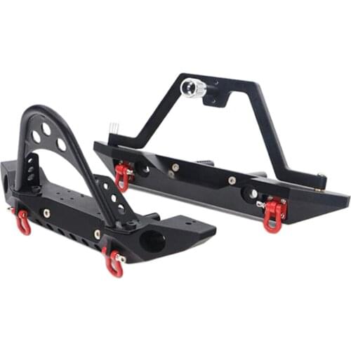 Collectibles 1/10 RC Front Rear Bumpe - Car Tools for 4 Crawler Car Parts