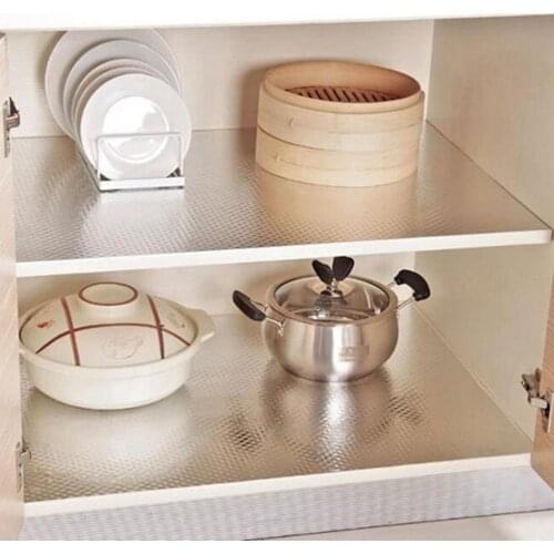 Kitchen Waterproof Oil-proof Self Adhesive Aluminum Foil Wall Sticker Oil-proof Stickers Stove Cabinet Wallpaper Home Decor