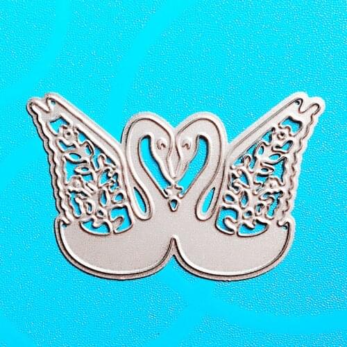 YLCD798 Swan Metal Cutting Dies For Scrapbooking Stencils DIY Album Paper Cards Decoration Embossing Folder Die Cutter Tools