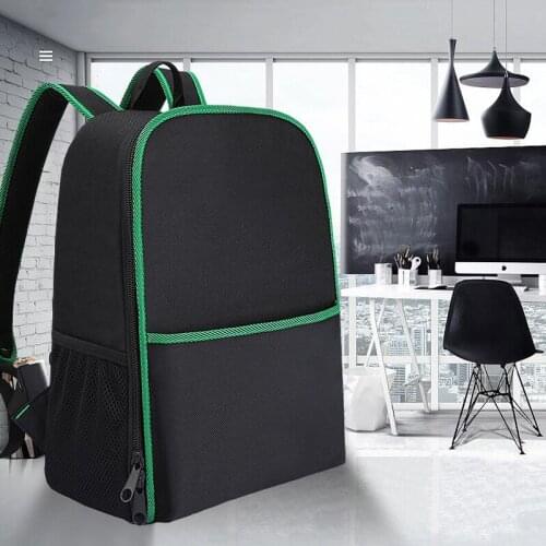 Multi-Function Shoulder Kit Waterproof Tool Backpack Wear-Resistant Polyester Cloth Repair Tool Storage Bag Full Open Tool Kit