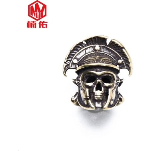 Knife Beads Parachute Rope Outdoor Creative Spartan Legion Skull Helmet Paracord Beads Outdoor Pocket Tools