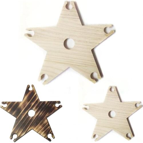 Glass Holder Tray Five-pointed Widely Applied Creative Design Star Shape Wine Glass Holder for Party