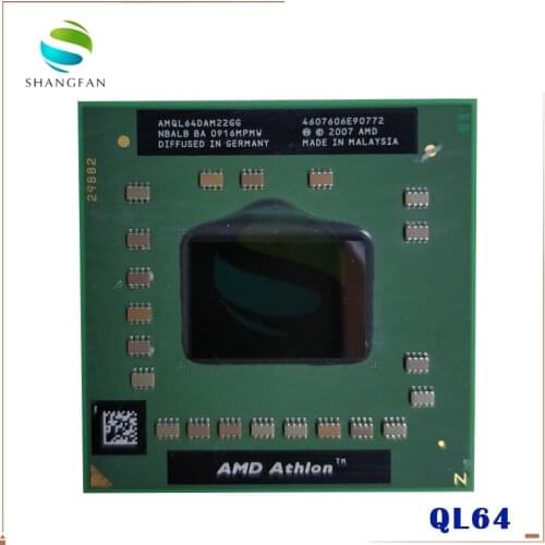 AMD Athlon 64 X2 QL-64 QL 64 QL64 2.1 GHz Dual-Core Dual-Thread CPU Processor AMQL64DAM22GG Socket S1