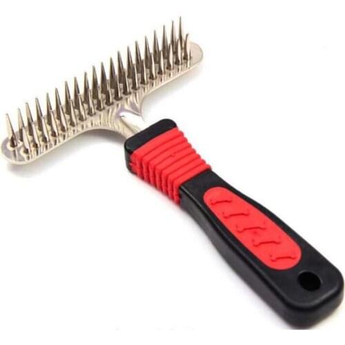 Comb dog shepherd Comb Long-Haired Pets Grooming Tool Stainless Steel Needle Comb For Big Dogs Golden Husky German Shepherd
