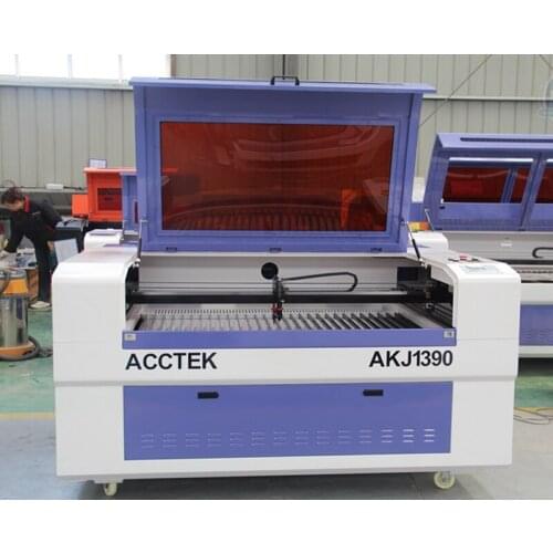 100W Ruida System 1390 Laser Cutting Plexiglax Plywood Jinan AccTek Factory Supply Directly