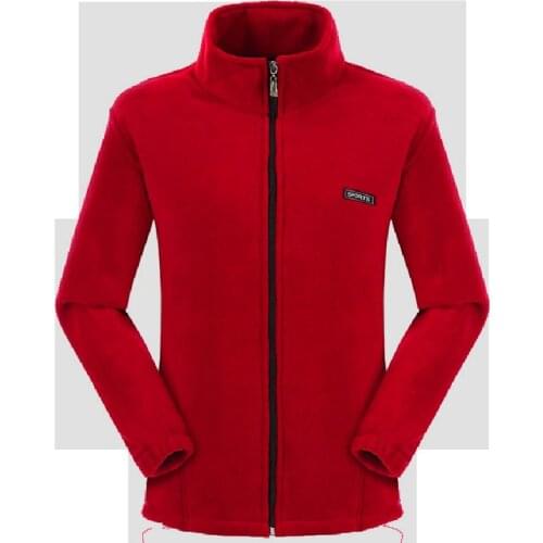 2020 Hot Sale Warm Solid Outdoor Plus Size Mounting High Quality Softshell Thermal Trekking Clothing Fleece Hiking Jacket