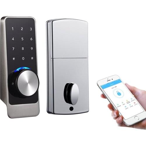 TTLOCK wifi internet remote control touch screen bluetooth smart deadbolt door lock