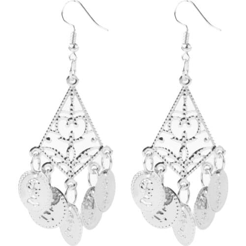 Belly Dance Jewelry Set Head Band Earrings Bracelet Necklace Bridal Jewelry