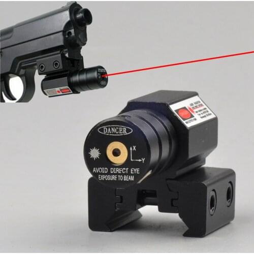 US Stock 11mm/20mm Red Dot Laser Sight for Picatinny and Rifle with 635-655nm Adjustable Picatinny/Weaver Mount