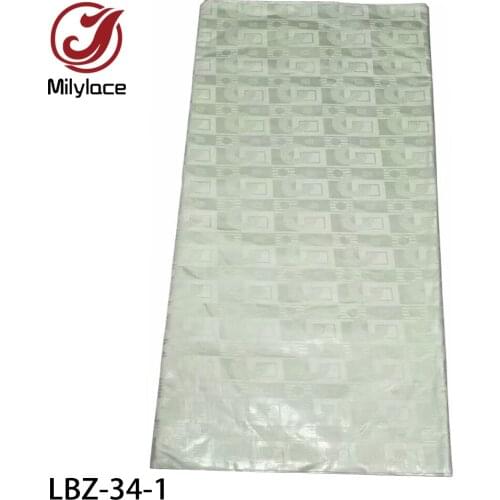 High Quality Bazin Riche Fabric Jacquard Guinea Brocade Fabric 100% Cotton Jacquard Lace Fabrics for Wedding Dress LBZ-34