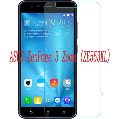 2PCS Smartphone Tempered Glass 9H Explosion-proof Protective Film Screen Protector mobile phone for ASUS ZenFone 3 Zoom ZE553KL