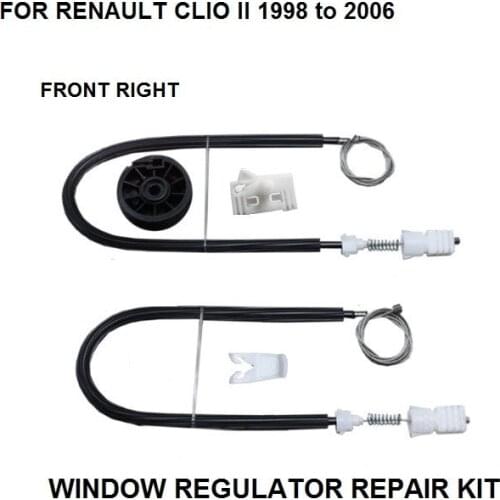1998-2016 FOR RENAULT CLIO II 3 DOOR WINDOW REGULATOR REPAIR KIT FRONT RIGHT SIDE