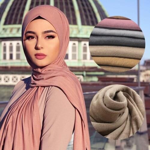 2021 headscarf Light Muslim Headscarf Instant Jersey Hijab Full Cover Cap Wrap Scarf Islamic Shawls Women Turban Head Scarves