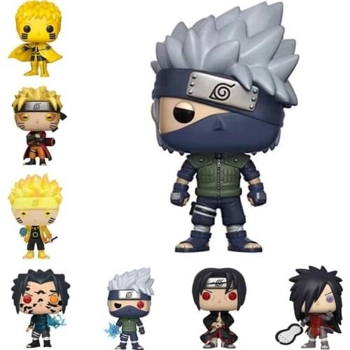 9 Styles Naruto Sasuke kurama ITACHI KAKASHI Figure toys Model Collectible Model Toy Christmas Gift Funny Joy