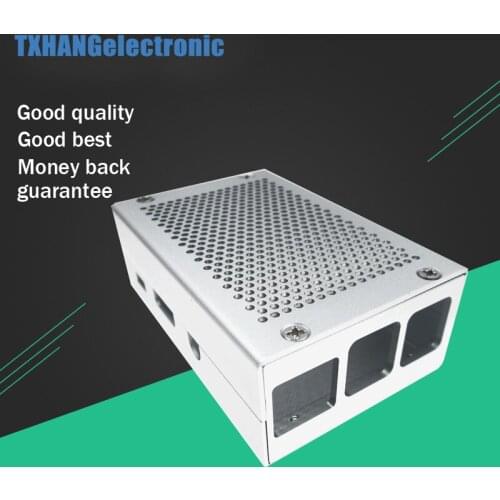 Aluminum Alloy Metal Case Cover Enclosure Box For Raspberry Pi 3 /Pi 2/B+ diy electronics