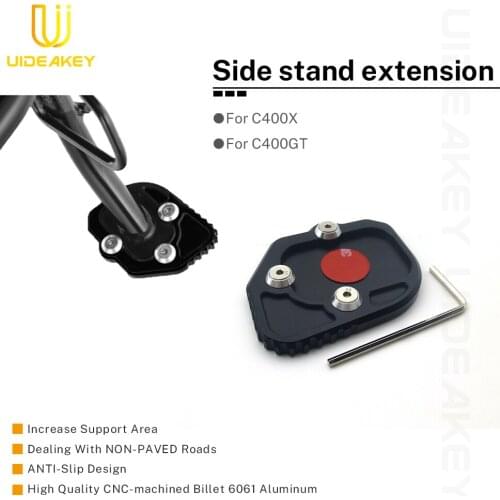 For BMW C400X C400GT Side Stand Enlarger pad support plate kickstand Foot support Extension pad Bracket cushion Motorcycle
