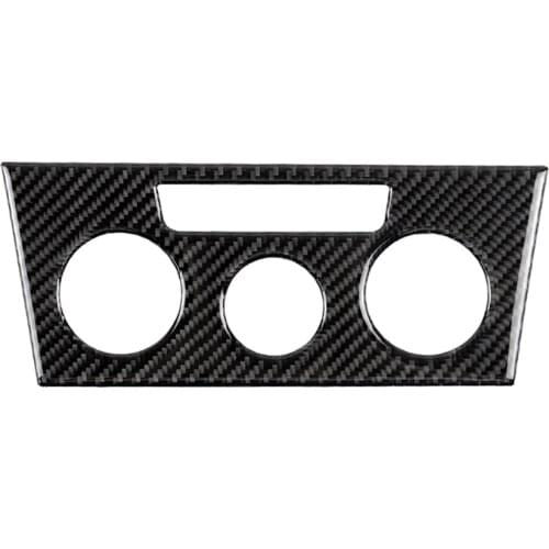 Carbon Fiber Car Interior Central Control Board Trim Sticker Air Outlet CD Decorative Frame Decal for Volkswagen LAVIDA