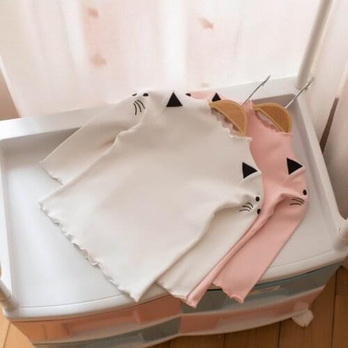 Kids T-shirts Girls Clothes Class A Series Autumn Cartoon Cotton Bottoming T Shirt Casual Tops Tees T-shirt Children Clothing