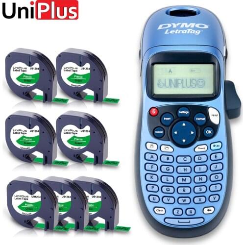 Dymo Letratag 100H Label Printer Dymo LT100H Wireless Portable Printer No Ink Print Dymo Labeller with 7PK Fit Dymo LT Tape