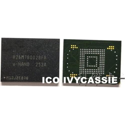 H26M78002BFR eMMC BGA169 NAND Flash IC 64GB Memory Store Chip Soldered Ball