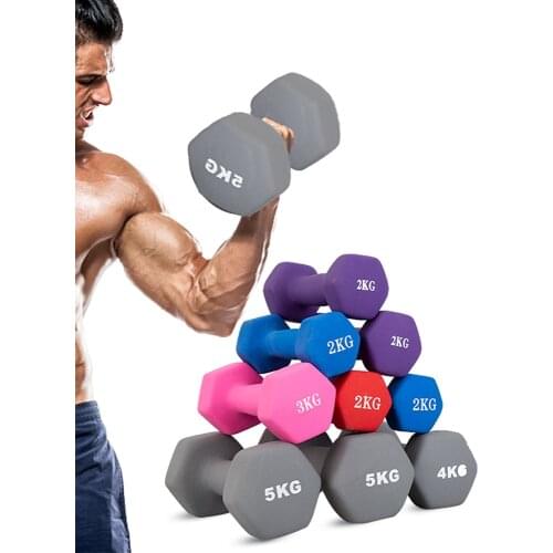 Dumbbell Neoprene Dumbbell Set,Fitness Gym Exercise with Non-Slip Hand for Men and Women at Home Dumbbell