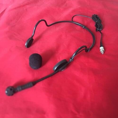 HM-1500 Professional 15mm Big Element Condenser Wireless Headset Microphone for Stage Performance & Singing with 3pin Lemo Jack