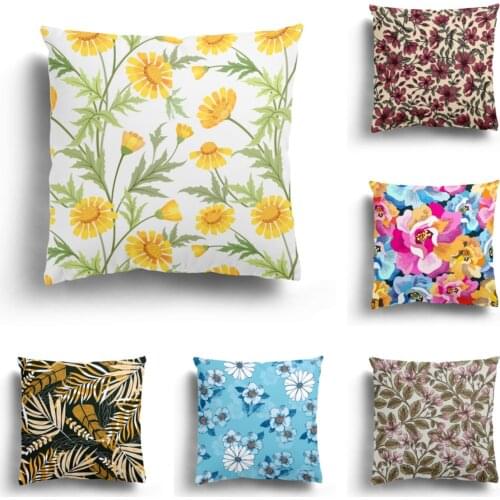 Personality cartoon animal series short plush pillowcase cushion cover home decoration sofa pillowcase kawaii pillowcase