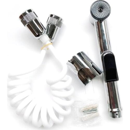 Pressurization Handheld Toilet Shower Head Flushing Nozzle Bidet Hand Sprayer Dropshipping