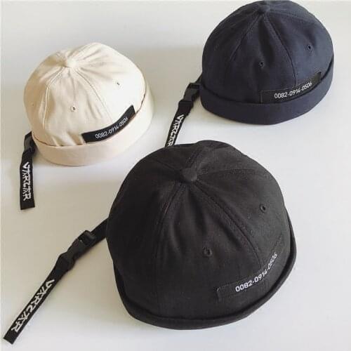 Short Beanies for Men Unisex Men Band Point Skullcap Watch Cap Docker Hat Women Pumpkin Hat Hiphop Hip Hop Korean Sailor Cap