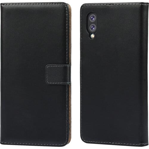 Leather Case Wallet Flip Cover Case Fitted Case for Samsung Galaxy A02 M02 holster protective phone shell retro business GG