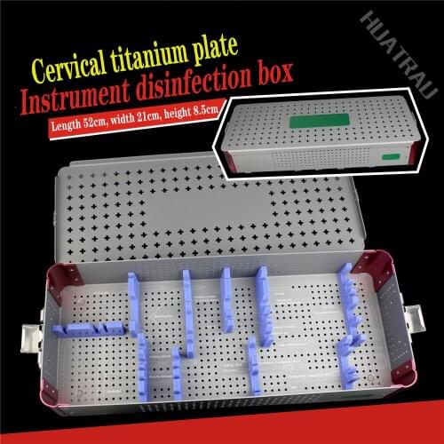 Medical spine bone box and surgical plate
