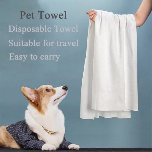 Miflame Disposable Dog Towel Absorbing Water Dog Bath Towels Pet Supplies Travel Corgi Schnauzer Towel Portable Pets Bath Towel