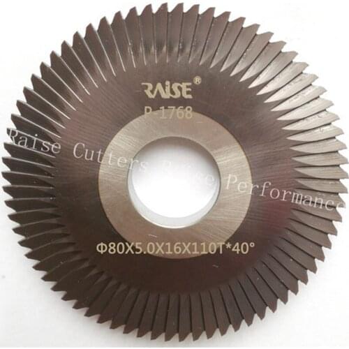 Original Raise 0014J double angle milling cutter 16mm hole hss With nano-coating For Copper and iron key