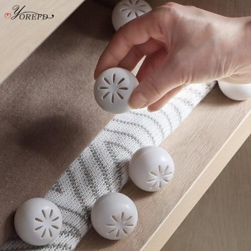 OYOREFD 8pcs/set Replaceable Clothes Moth Ball Home Drawer Wardrobe Clothes Quilt Insect-resistant Anti-mildew Camphor Ball