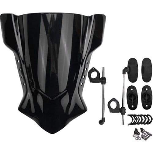 Motorcycle Adjustable WindSn Windshield for Yamaha MT03 MT25 MT07 FZ07 MT09 FZ09 FZ8 YZF R6 SR400