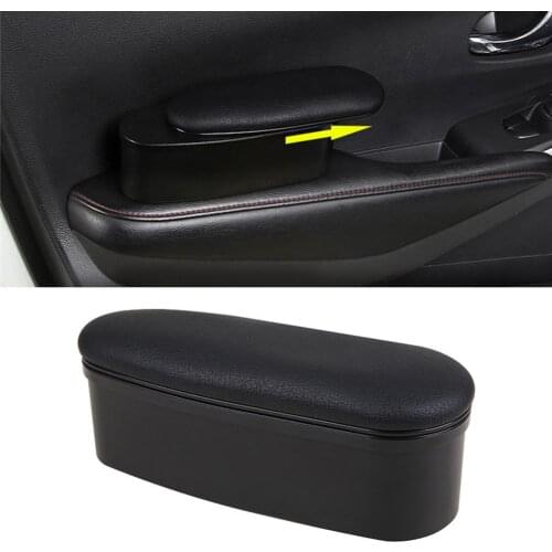 Adjustable Car Elbow Support Left Hand Armrest Support Anti-fatigue For Travel Rest Support Anti Slip Mat Storage Box