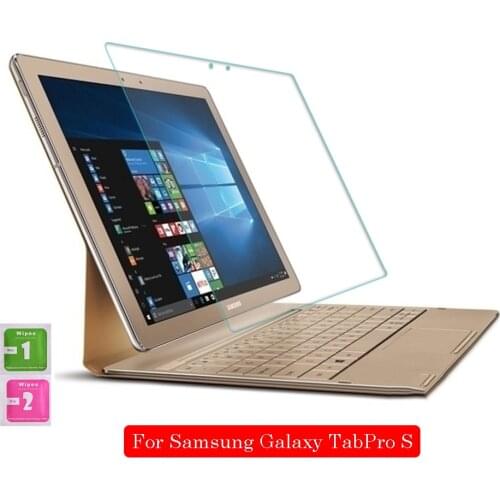 Glass Films For Samsung Galaxy Tab Pro S SM-W707 W703 W700 Tempered Glass Screen Protector 2.5D 9H Hardness Transparent