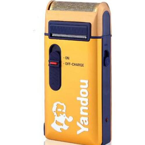 High quality portable hair removal device men razor recharge life long silver or gold color classic electric razor