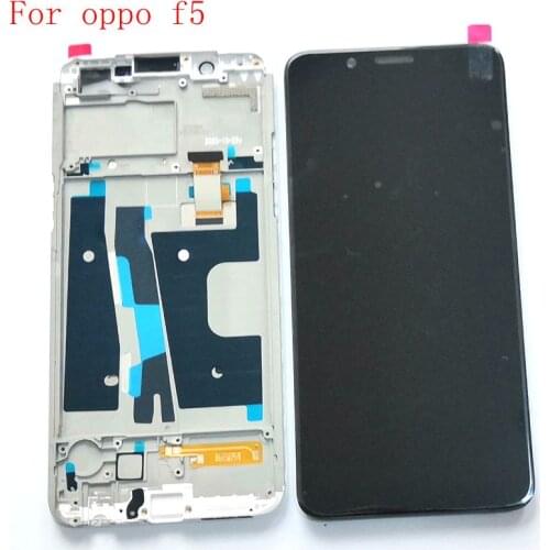 For oppo F5 CPH1723 CPH1727 CHP1723 CHP1727 LCD screen Display Touch Screen Digitizer Frame Full Assembly f5 lcd screen Frame