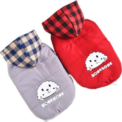 2020 Winter Pet Clothing Small Dog Clothes Outfit Warm Hooded Dog Coat Jacket Vest ropa para perro Dropship Pet Products Costume